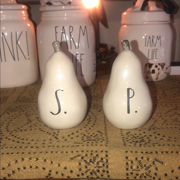 Rae Dunn Other - Rae Dunn Pear Shaped Salt and Pepper Shakers